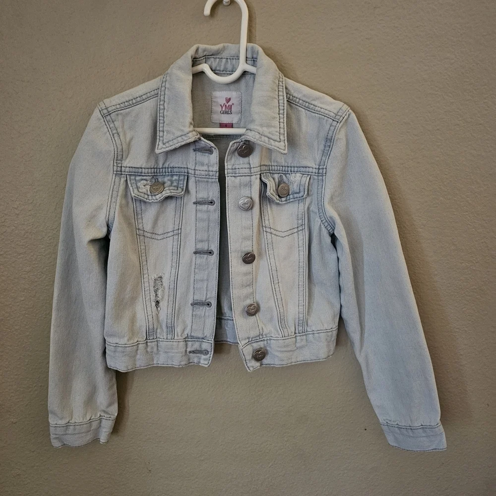 YMI Kids Light Wash Denim Jacket